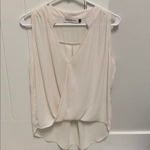 Sleeveless White Top